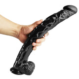 Charger l&#39;image dans la galerie, 16 Zoll Dildo Lang Schlank Schwarz