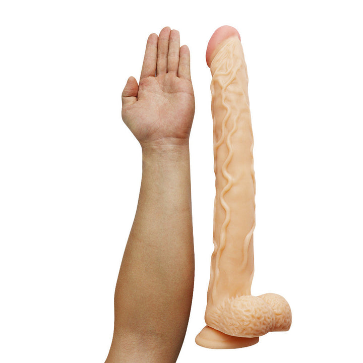 15 Zoll Dildo, fleischfarben, lang, Anal