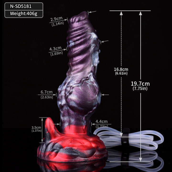 Evil Dragon Ejaculation Fantasie-Dildo aus Silikon