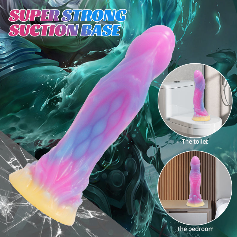 Im Dunkeln leuchtende Fantasy-Analdildos