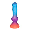 Farbverlauf Glow in the Dark Dog 17 cm Dildo