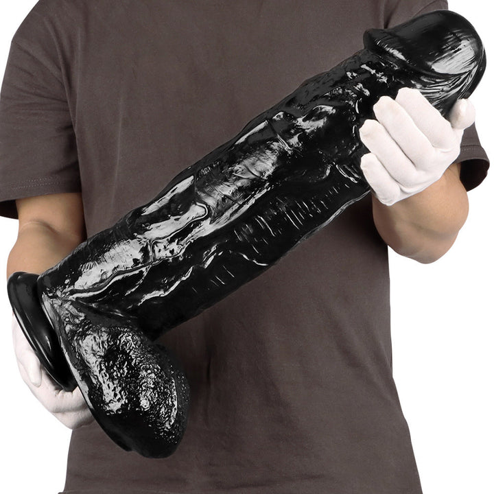 18 Zoll großer schwarzer Dildo