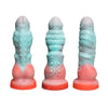 23 cm Minzgrün Thick Monster Dildo mit Vibrator
