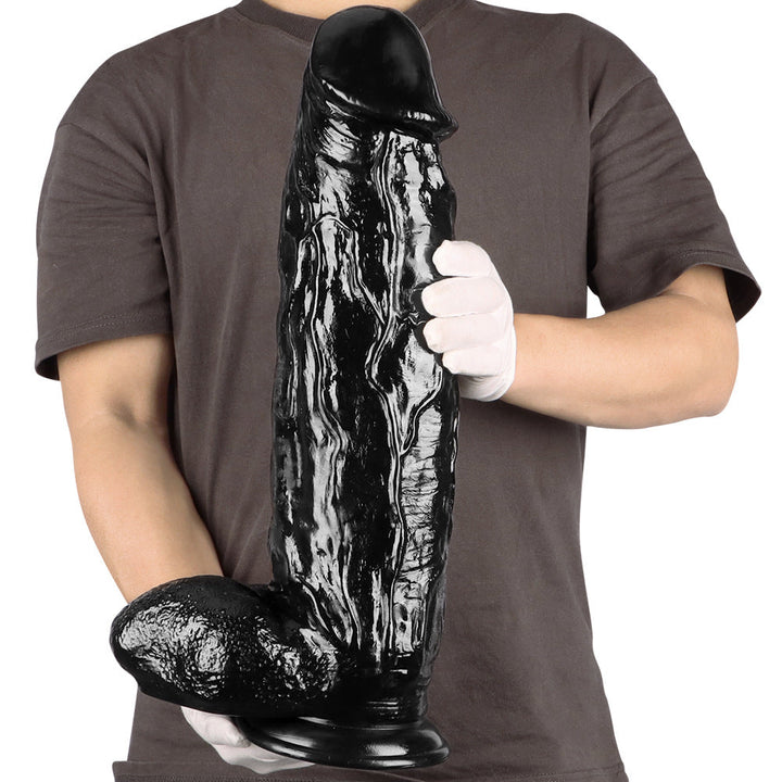 18 Zoll großer schwarzer Dildo