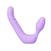 Lila Lesbian Strapless Vibrator Doppeldildo