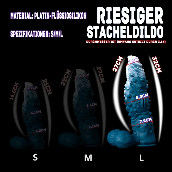 Ice Dragon Dildo Spiked Fantasy Sex Toys