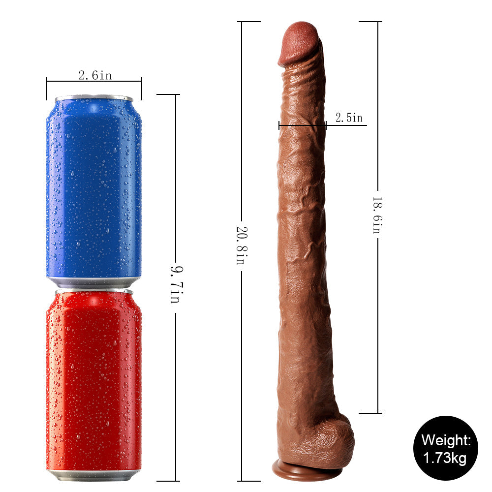 20 Zoll langer Dildo, extragroß