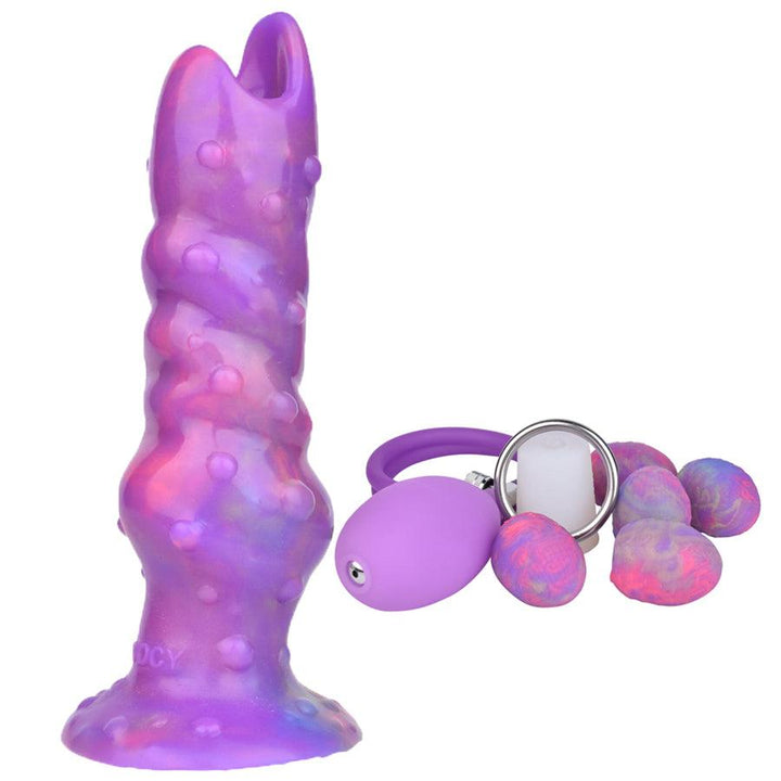 8 Zoll Ovipositor-Dildo mit Knoten