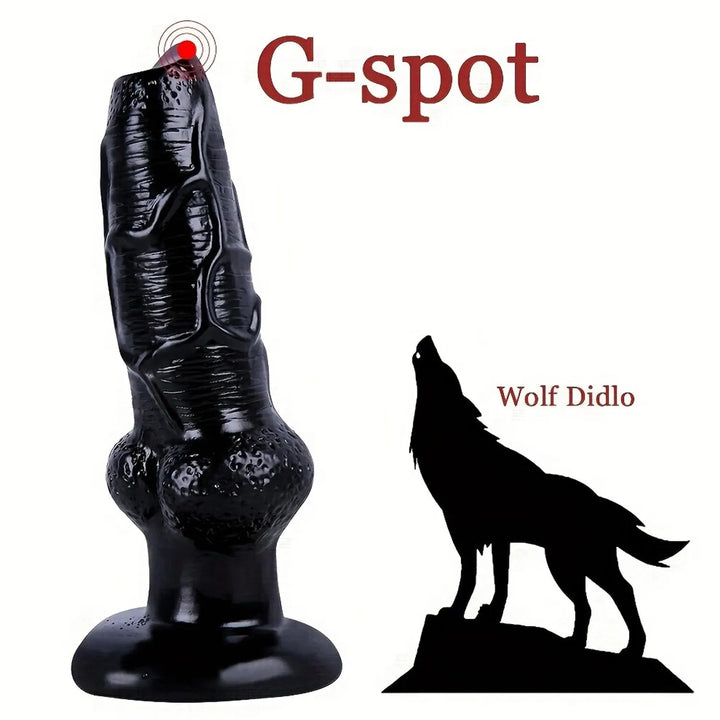 PVC Wolf Dildos G Spot Sex Toy