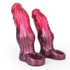 Rot Textur Knotted Penis Extension Penishülle