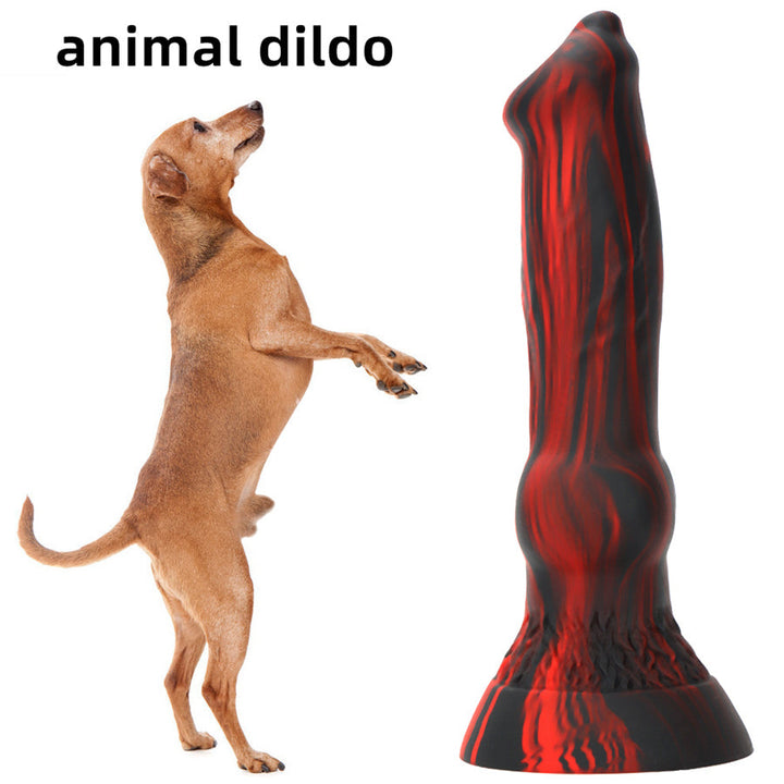 Dog Knot Silicone Dildo Anal