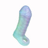 15 cm Silikon Leuchtend Grün Monster Cock Sleeve