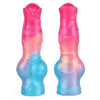 20 cm Knotted Farbverlauf Rosa Fantasy Cock Sleeve