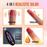 Load image into Gallery viewer, Realistic Vibrating Dildo Remote controlled