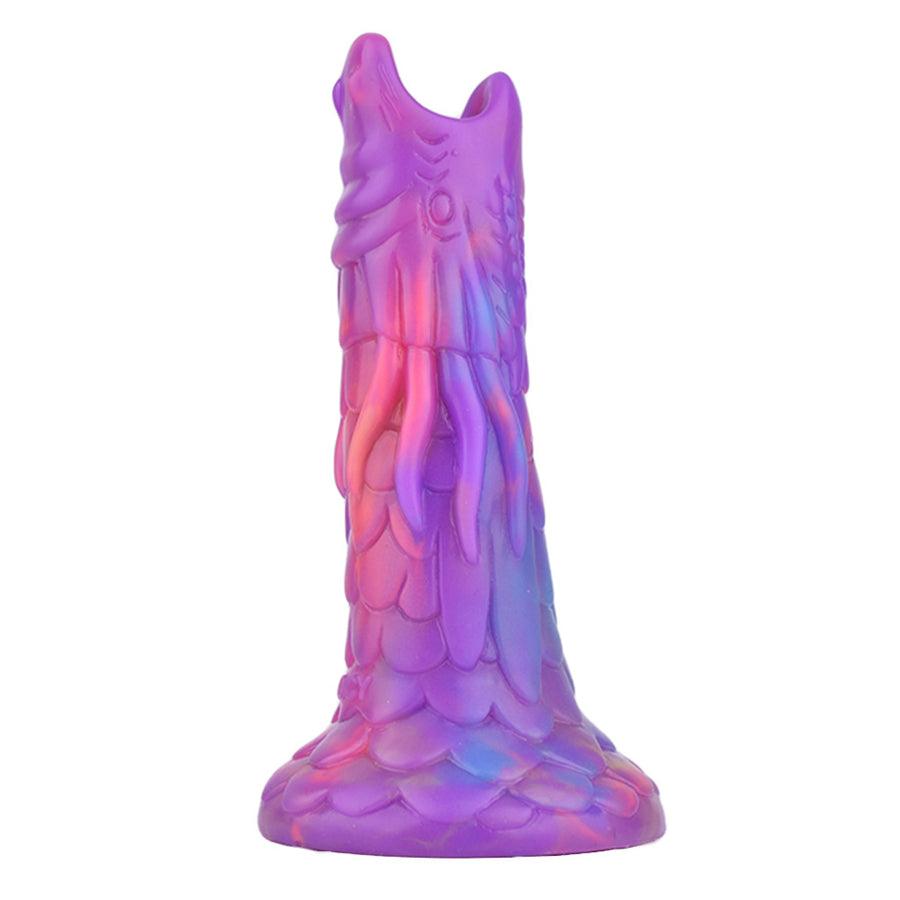 Leuchtender Legebohrer-Dildo in Drachenform