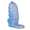 14 cm Blau Rauh Tentakel Monster Penishülle