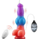 Laden Sie das Bild in den Galerie-Viewer, Remote Controlled Vibrating Squirting Dildo