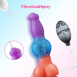 Laden Sie das Bild in den Galerie-Viewer, Remote Controlled Vibrating Squirting Dildo