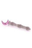 Charger l&#39;image dans la galerie, Beaded Butt Plug Glass Dildos Of Queen Moon / L Dildo