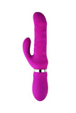 Laden Sie das Bild in den Galerie-Viewer, Mizzzee Rechargeable Silent Rabbit Vibrator Clitoral Stimulator Purple / Whorl