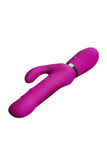 Laden Sie das Bild in den Galerie-Viewer, Mizzzee Rechargeable Silent Rabbit Vibrator Clitoral Stimulator Purple / Smooth