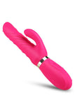 Laden Sie das Bild in den Galerie-Viewer, Mizzzee Rechargeable Silent Rabbit Vibrator Clitoral Stimulator Rose Red / Whorl