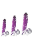 Charger l&#39;image dans la galerie, Tpe Soft Crystal Jellies Realistic Dildo With Scrotum Bottom Base