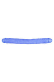 画像をギャラリー ビューアにロード Double-Ended Super Jelly Tpe Realistic Dildo Blue / One Size