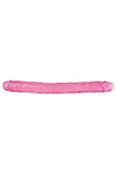 画像をギャラリー ビューアにロード Double-Ended Super Jelly Tpe Realistic Dildo Pink / One Size