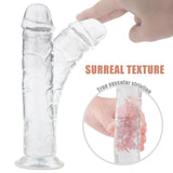 Load image into Gallery viewer, 4 Kinds Size Super Suction Transparent Realistic Dildo