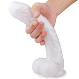 Laden Sie das Bild in den Galerie-Viewer, 4 Colors 9.45 Inch Powerful Sucker Macho Dildo White