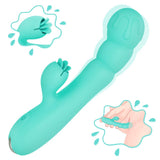 Carica l&#39;immagine nel visualizzatore di Gallery, Plump And Round Head Soft Rabbits Vibrator Tiffany Blue Rabbit