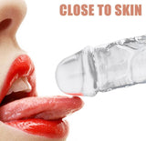 Load image into Gallery viewer, 4 Kinds Size Super Suction Transparent Realistic Dildo