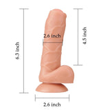 Charger l&#39;image dans la galerie, 6.3 Inch Realistic Dildo With Foreskin