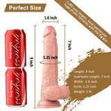 Laden Sie das Bild in den Galerie-Viewer, 9 Inch Huge Popular Suction Cup Soft Realistic Dildo