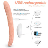 Charger l&#39;image dans la galerie, Remote Control Free Bending 11.96 Inch Double-Ended Dildos Dildo