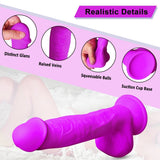 Load image into Gallery viewer, 9.5 Inch Super Soft Liquid Realistic Silicone Dildo