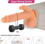 Laden Sie das Bild in den Galerie-Viewer, 9.8 Inch Liquid Silicone Realistic Vibrating Thrusting Dildo