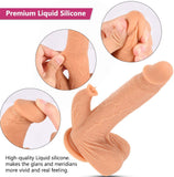 Laden Sie das Bild in den Galerie-Viewer, 9.8 Inch Liquid Silicone Realistic Vibrating Thrusting Dildo