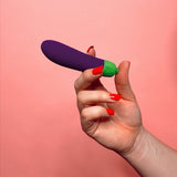 画像をギャラリー ビューアにロード Auberginen-Vibrator-Dildo, lustiges Sexspielzeug