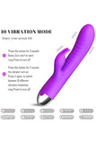 画像をギャラリー ビューアにロード G Point Dildo Female Rabbit Vibrator Double Vibration Stimulator Silicone Clitoris Vagina Massager