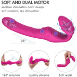 Charger l&#39;image dans la galerie, Remote Control Vibrating Strapless Strap On Silicone Dildo Vibrator